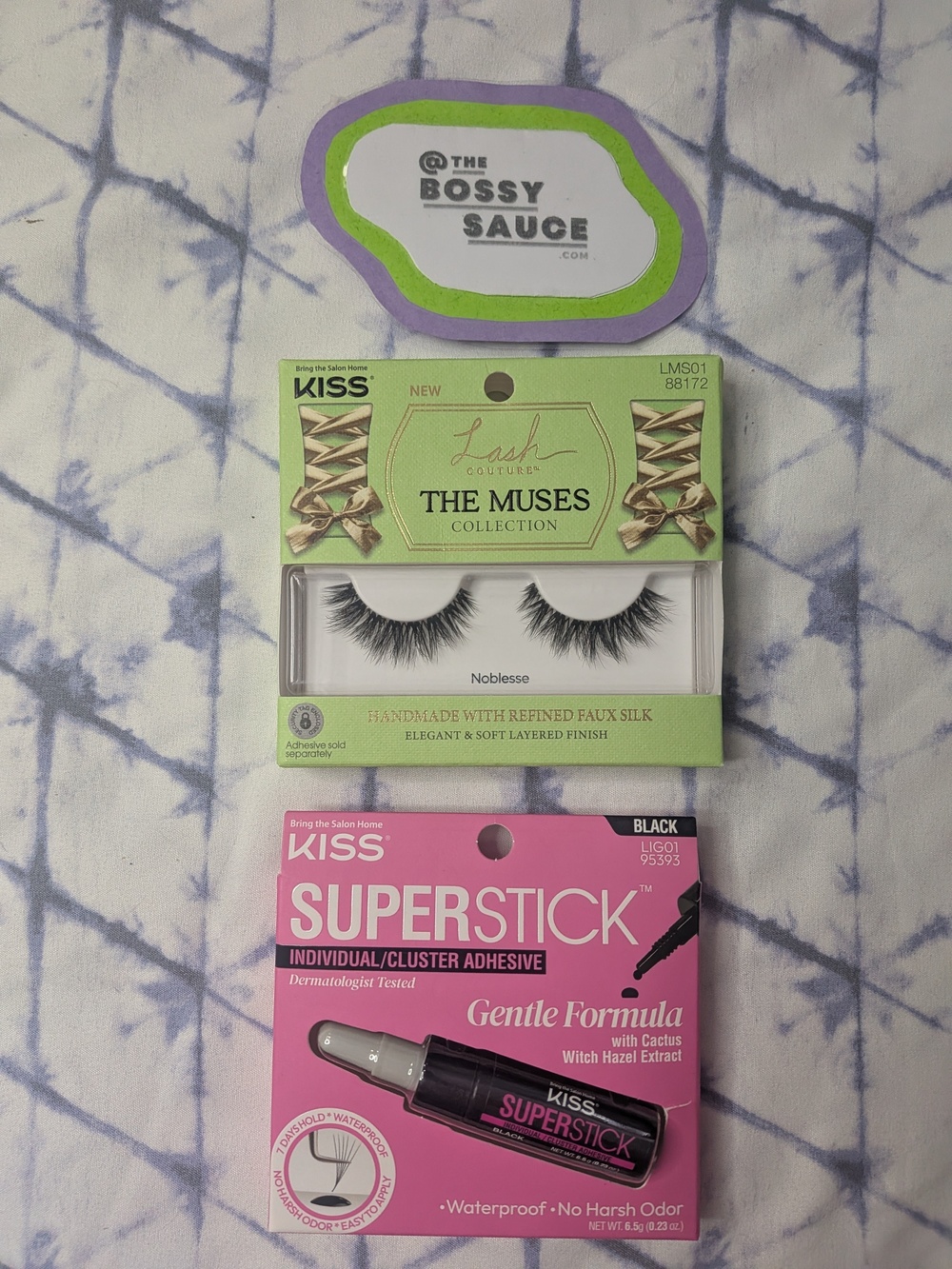 🌸 KISS The Muses Lashes + Superstick Adhesive Duo NWT